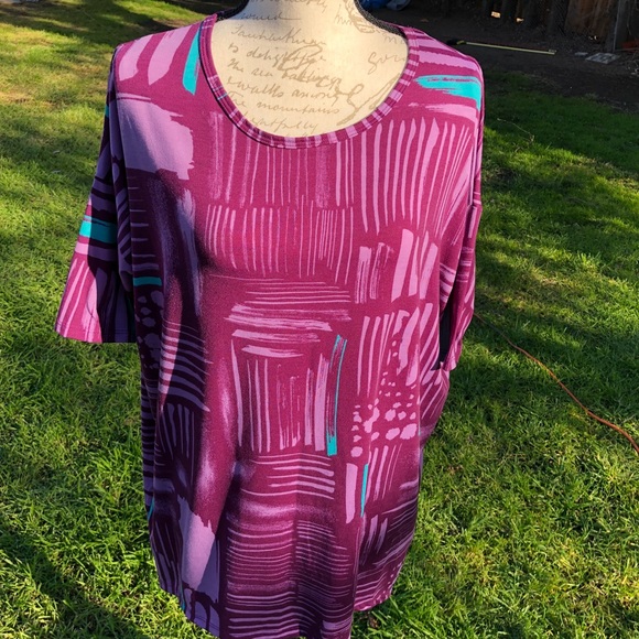 LuLaRoe “Irma” S Purple - Picture 1 of 6